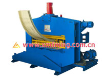 Crimping curved machine for standing seam profile